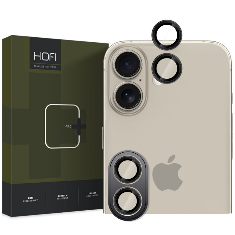 Folie de protectie Camera spate HOFI CamRing PRO+ pentru Apple iPhone 16 Plus / 16, Sticla Securizat