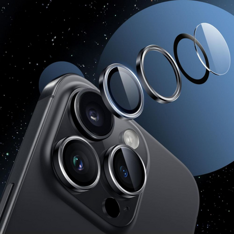 Folie de protectie Camera Spate Tech-Protect CamRing Fit+ pentru Apple iPhone 17, Sticla Securiz - Transparenta - NotebookGsm