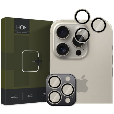 Folie de protectie Camera spate HOFI CamRing PRO+ pentru Apple iPhone 16 Pro Max / 16 Pro, Sticla Securizata