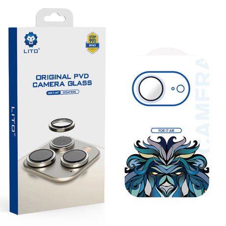 Folie de protectie Camera Spate Lito Titanium AR pentru Apple iPhone 17 Air, Sticla Securiz