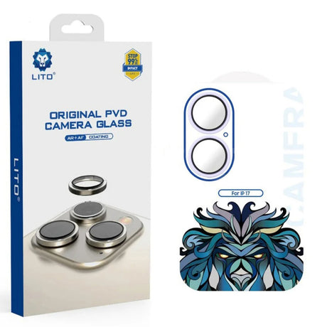 Folie de protectie Camera Spate Lito Titanium AR pentru Apple iPhone 17, Sticla Securizata