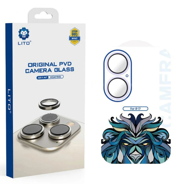 Folie de protectie Camera Spate Lito Titanium AR pentru Apple iPhone 17, Sticla Securizata