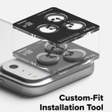 Folie de protectie Camera Spate Ringke pentru Apple iPhone 17 Pro Max / 17 Pro, Sticla Securizat