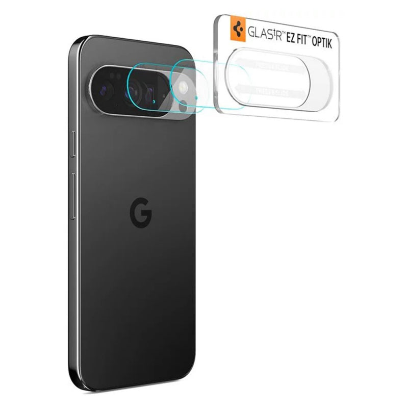 Folie de protectie Camera Spate Spigen GlastR Optik pentru Google Pixel 10 Pro XL, Sticla Securizata, Set 2 bucati