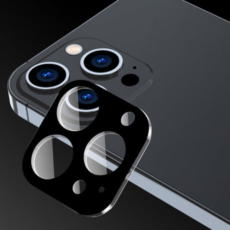 Folie de protectie Camera Spate Techsuit pentru Apple iPhone 17 Pro Max, Sticla securizat - Neagra - NotebookGsm