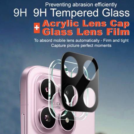 Folie de protectie Camera Spate Techsuit pentru Xiaomi 17, Sticla Securizat - Neagra - NotebookGsm