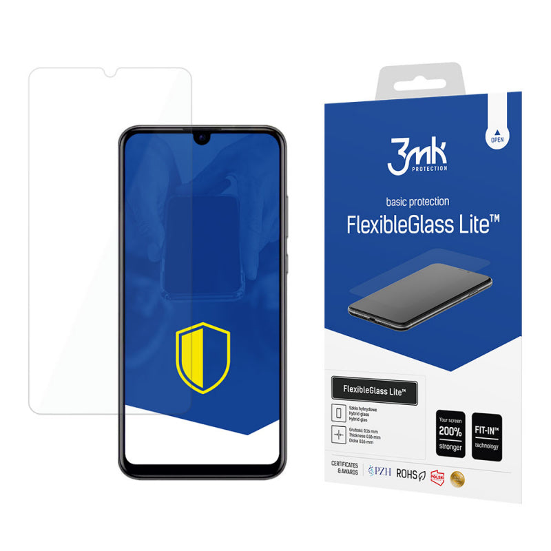 Folie de protectie Ecran 3MK FlexibleGlass Lite pentru Huawei P30, Sticla Flexibila, Full Glue