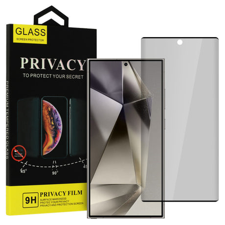 Folie de protectie Ecran Privacy OEM pentru Samsung Galaxy S24 Ultra, Sticla Securizata, Full Glue