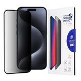 Folie de protectie Ecran Privacy DUX DUCIS pentru Apple iPhone 15 Pro, Sticla Securizata, Edge Glue