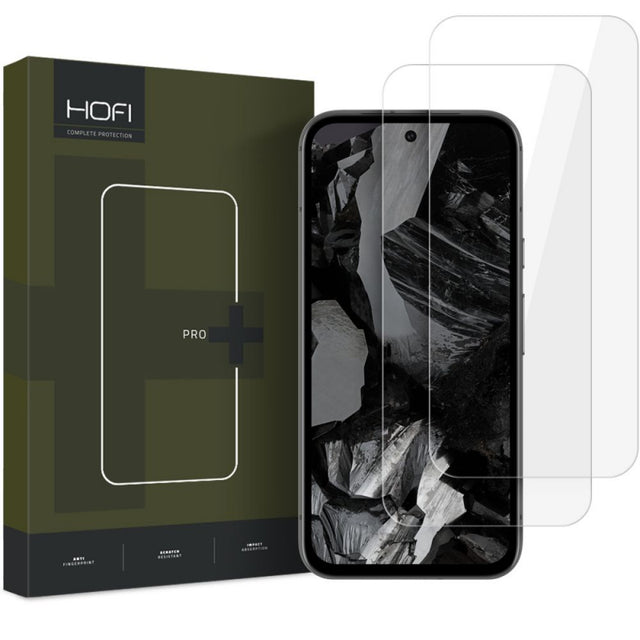 Folie de protectie Ecran HOFI Glass PRO+ pentru Google Pixel 9 Pro XL, Sticla Securizata, Full Glue, Set 2 bucati, 2.5D