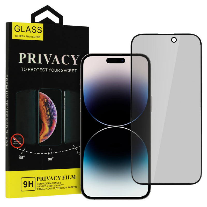 Folie de protectie Ecran Privacy OEM pentru Apple iPhone 16 Plus, Sticla Securizata, Full Glue