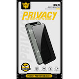 Folie de protectie Ecran Privacy ESD pentru Apple iPhone 14 Pro, Sticla Securizata, AB Ultra Glue