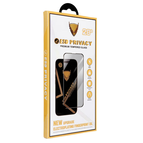 Privacy ESD OG prémium képernyővédő fólia Samsung Galaxy S23 FE S711 / A54 A546 készülékhez, edzett üveg, teljes ragasztóval