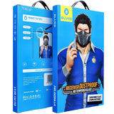 Folie de protectie Ecran Mr. Monkey Glass Receiver Dustproof pentru Apple iPhone 16 Pro Max, Sticla Securizata, Full Glue, 5D - Neagra - NotebookGsm