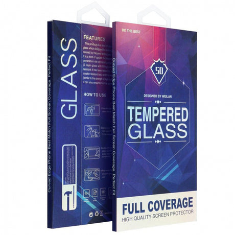 Folie de protectie Ecran OEM pentru Samsung Galaxy S25 S931, Sticla Securizata, Full Glue, 5D - Neagra - NotebookGsm