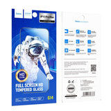 Folie de protectie Ecran HOCO G14 pentru Apple iPhone 15 Pro Max, Sticla Securizata, Full Glue, Set 10 bucati, 5D - Neagra - NotebookGsm