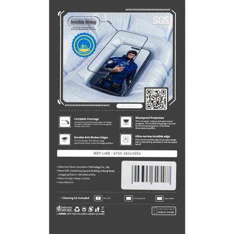 Folie de protectie Ecran Mr. Monkey Glass Anti-broken pentru Apple iPhone 16, Sticla Securizata, Full Glue, 5D - Neagra - NotebookGsm