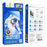 Folie de protectie Ecran HOCO G14 pentru Apple iPhone 15 Pro Max, Sticla Securizata, Full Glue, Set 10 bucati, 5D - Neagra - NotebookGsm