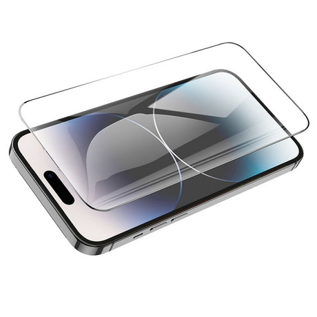 Folie de protectie Ecran HOCO pentru Apple iPhone 14 Pro, Sticla Securizata, Full Glue, Set 25 bucati - Neagra - NotebookGsm