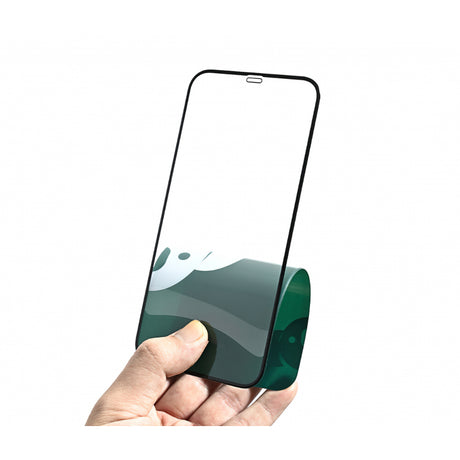 Bear Super Hard képernyővédő fólia Apple iPhone 17 Pro készülékhez, edzett üveg, teljes ragasztó, 3D