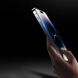 Folie de protectie Ecran Anank 5X Reinforced Anti Crack pentru Apple iPhone 17 Pro, Sticla Securizata, Full Glue, 3D