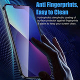 Folie de protectie Ecran Anti Blue Light Anank 5X Reinforced pentru Apple iPhone 17 Air, Sticla Securizata, Full Glue, 2.5D