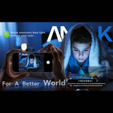 Folie de protectie Ecran Anti Blue Light Anank 5X Reinforced pentru Apple iPhone 17 Air, Sticla Securizata, Full Glue, 2.5D