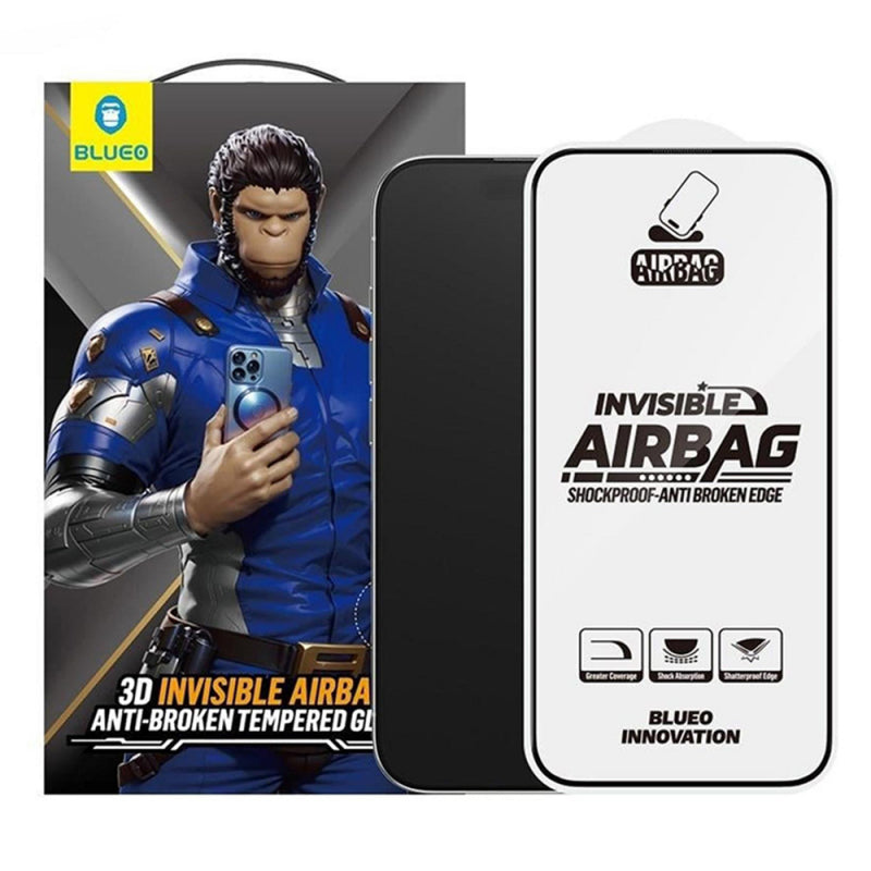 Folie de protectie Ecran Blueo Anti-Broken pentru Apple iPhone 17 Air, Sticla Securizata, Full Glu