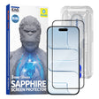 Folie de protectie Ecran Blueo Sapphire Applicator Pro pentru Apple iPhone 17 Air, Sticla Securizata, Full Glu