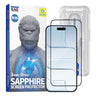 Folie de protectie Ecran Blueo Sapphire Applicator Pro pentru Apple iPhone 17 Air, Sticla Securizata, Full Glu