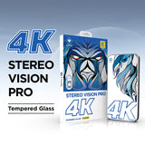 Folie de protectie Ecran Lito D+ Max 4K pentru Apple iPhone 17 / 16 Pro, Sticla Securizata, Full Glu