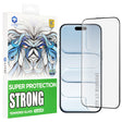 Folie de protectie Ecran Lito D+ Max Strong pentru Apple iPhone 17 Air, Sticla Securizata, Full Glu