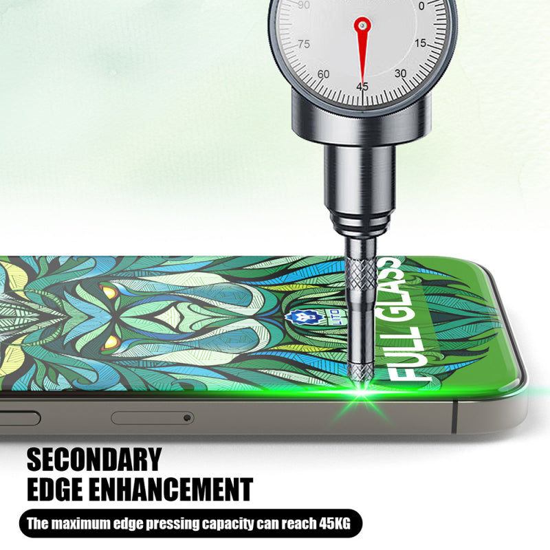 Folie de protectie Ecran Lito D+ Max Strong pentru Apple iPhone 17 Air, Sticla Securizata, Full Glu