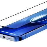 Folie de protectie Ecran Matte 3MK HardGlass Max pentru Apple iPhone 17 Pro, Sticla Securizata, Full Glu