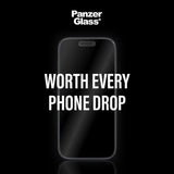 Folie de protectie Ecran Matte PanzerGlass Armor EasyAligner pentru Apple iPhone 17 Pro Max, Sticla Securizata, Full Glu