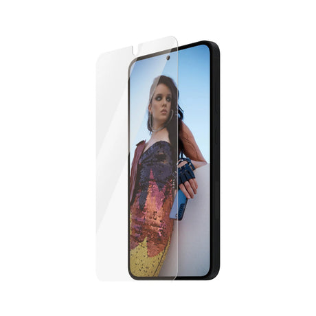 PanzerGlass Safe képernyővédő fólia. Ultraszéles illeszkedésű EasyAligner Samsung Galaxy S25+ S936 / S24+ S926 készülékhez, edzett üveg