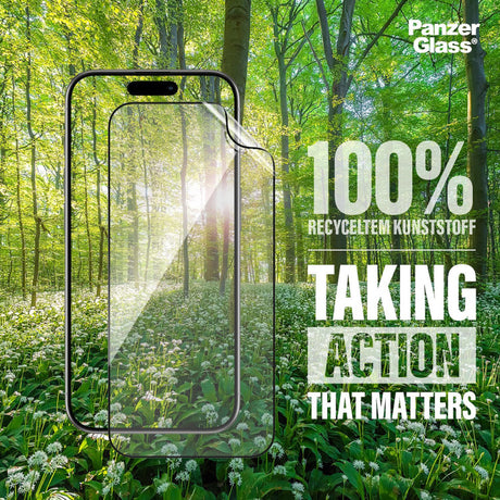 PanzerGlass Ultra-Wide Fit EyeCare képernyővédő fólia Apple iPhone 16 Pro Max készülékhez, edzett üveg, teljes ragasztóval