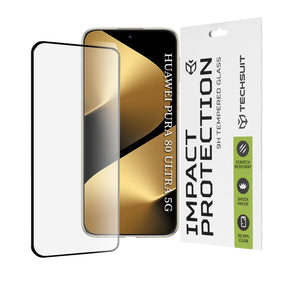 Folie de protectie Ecran Techsuit pentru Huawei Pura 80 Ultra, Sticla Securizata, Full Glue, 111D
