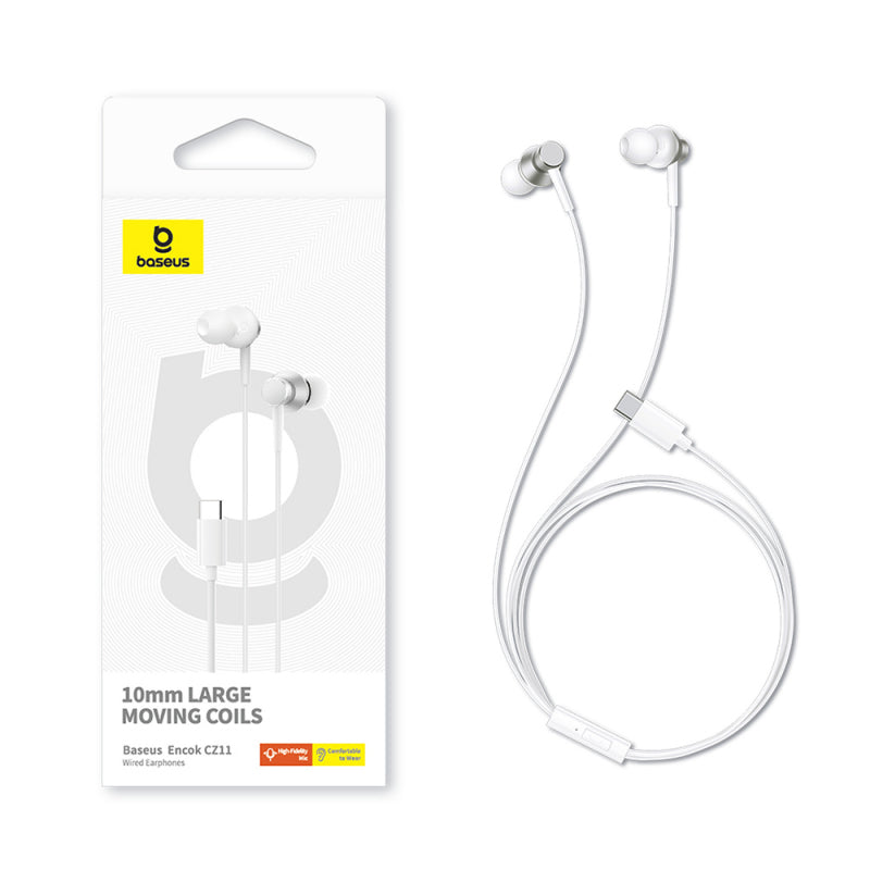 Handsfree 3.5mm Baseus Encok CZ11, Alb A00164300213-Z1