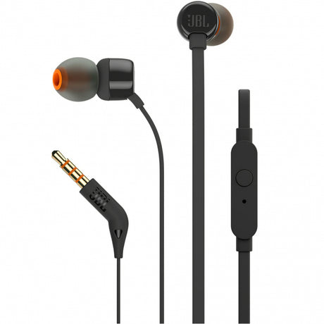 Handsfree 3.5mm JBL T110, Negru JBLT110BLK