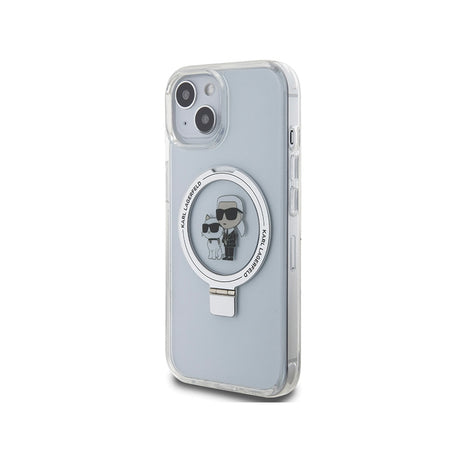 MagSafe tok Apple iPhone 14-hez, Karl Lagerfeld, gyűrűtartó Karl &amp; Choupette készülékhez