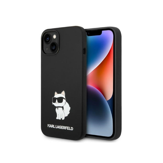 Husa MagSafe pentru Apple iPhone 14 Plus, Karl Lagerfeld, Silicone Choupett