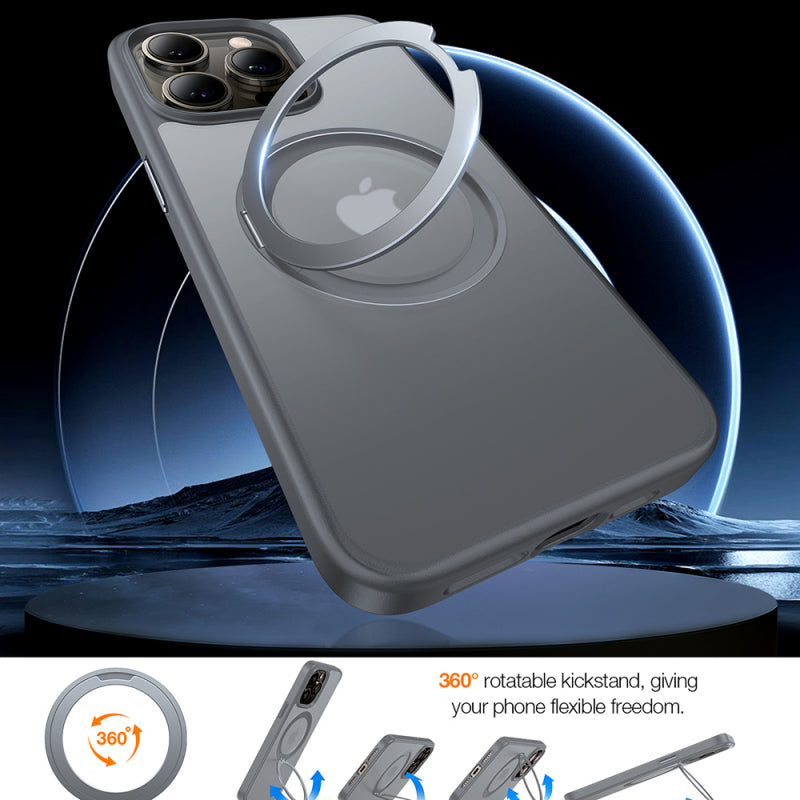 Husa MagSafe pentru Apple iPhone 15 Pro Max, Torras, Ostand Pro