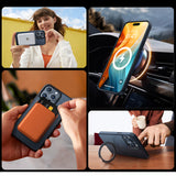 Husa MagSafe pentru Apple iPhone 15 Pro, Torras, Ostand