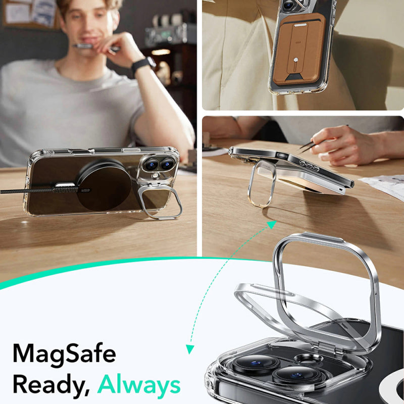 Husa MagSafe pentru Apple iPhone 16, ESR, Classic Hybrid Kickstand