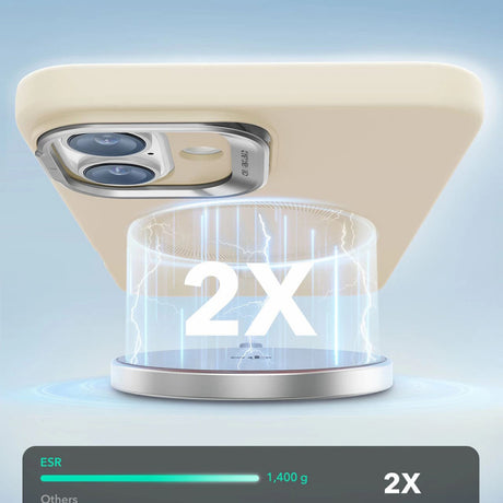 MagSafe tok Apple iPhone 16 Plus készülékhez, ESR, Cloud puha kitámasztó