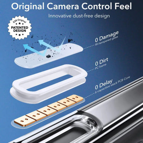 Husa MagSafe pentru Apple iPhone 16 Pro, ESR, Classic Hybrid Slid - Neagra Satinata - NotebookGsm