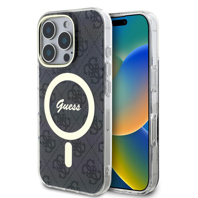 Husa MagSafe pentru Apple iPhone 16 Pro, Guess, IML 4G