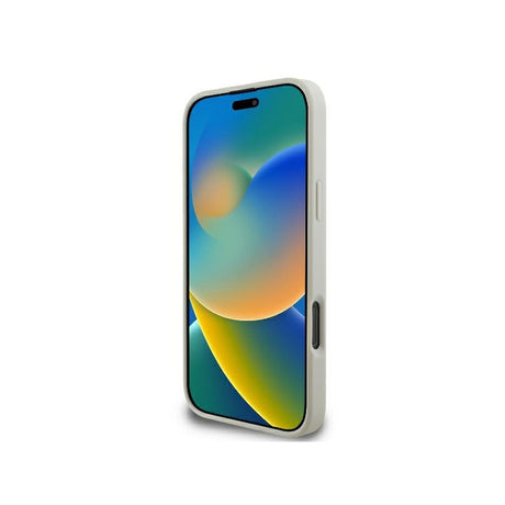 Husa MagSafe pentru Apple iPhone 16 Pro, Guess, Peony Script - Roz - NotebookGsm