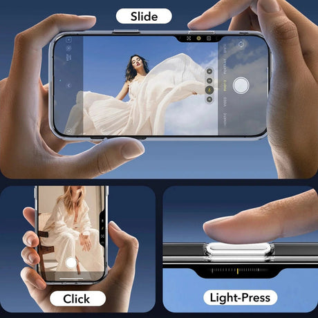 Husa MagSafe pentru Apple iPhone 16 Pro Max, ESR, Classic Hybrid Slid - Transparenta - NotebookGsm